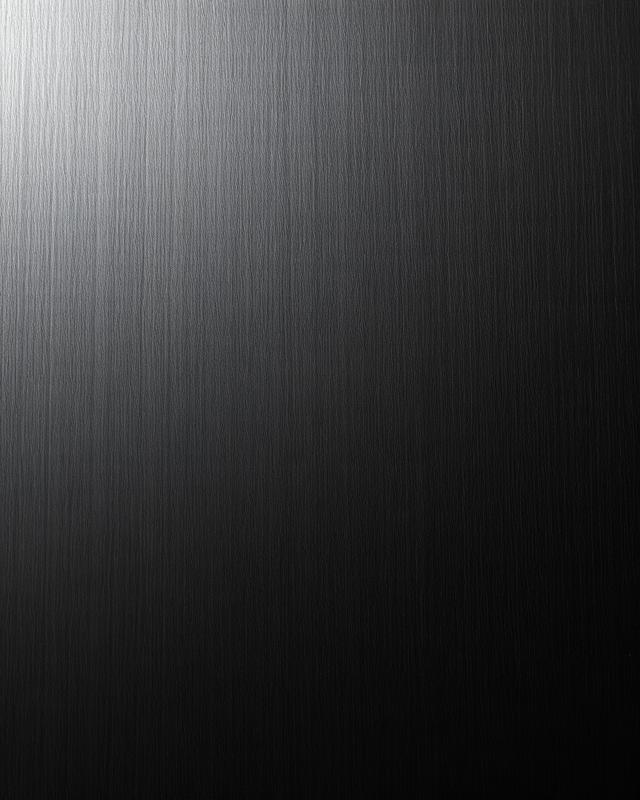 Blackened Steel architectural film finish sample